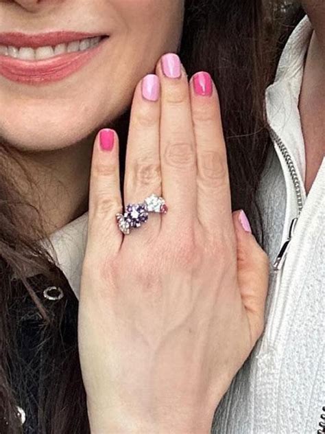 zoe de chanel engagement ring|zooey deschanel partner.